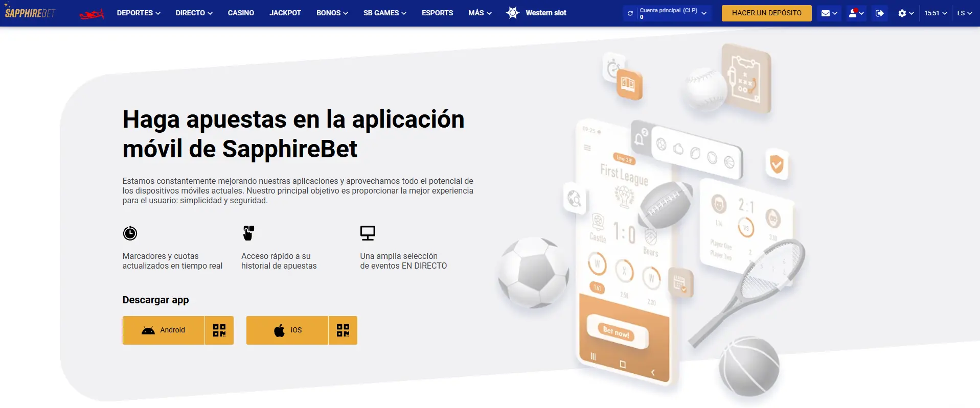 Aplicación móvil de Sapphirebet online casino Aplicación móvil de Sapphirebet casino
